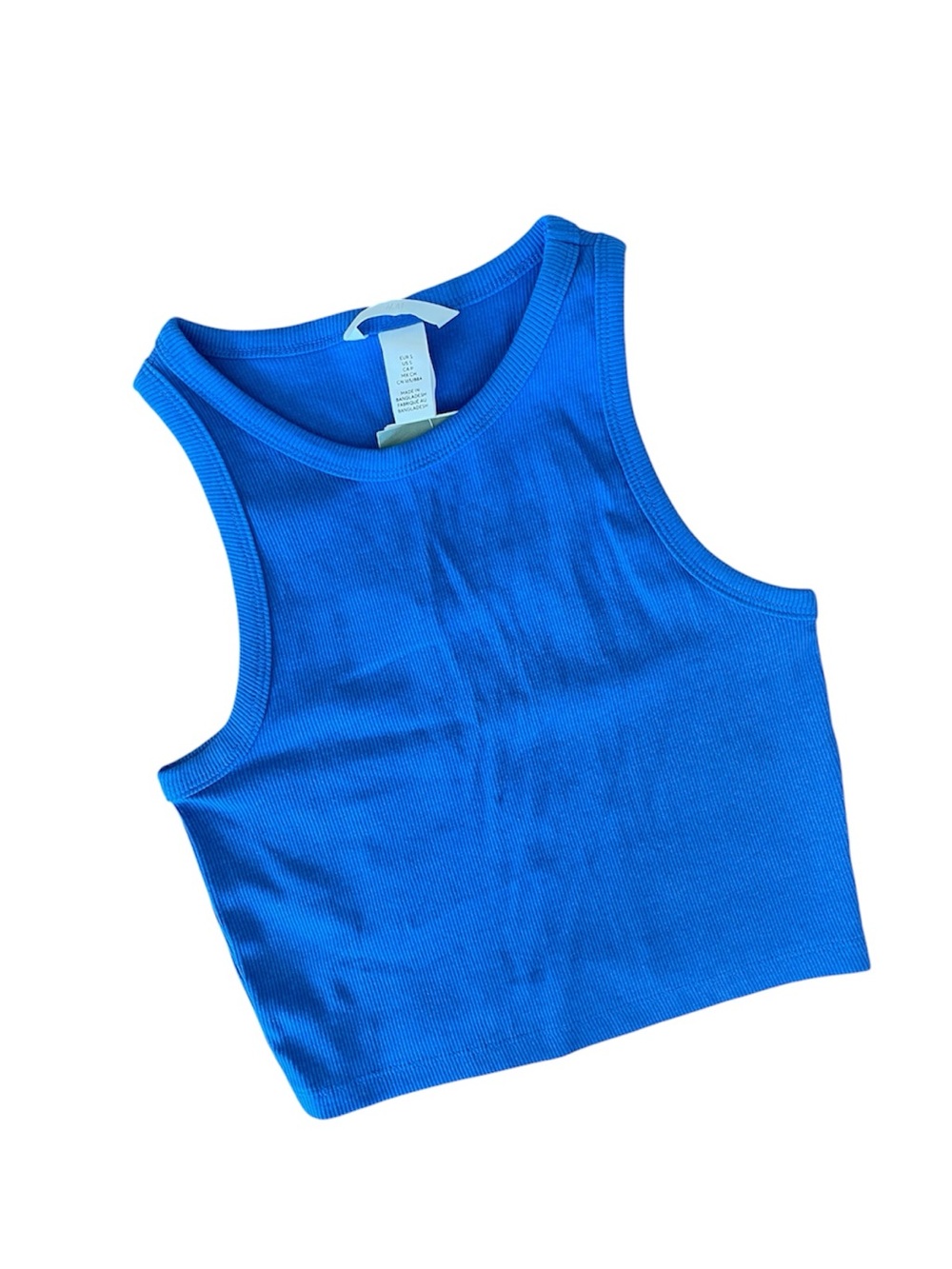 H&M Ribbed Cropped Tank Top
